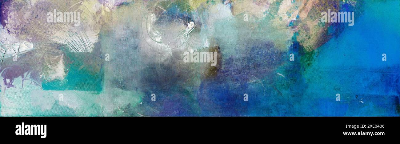 Painted background abstract, lights and colors, gesture Stock Photo