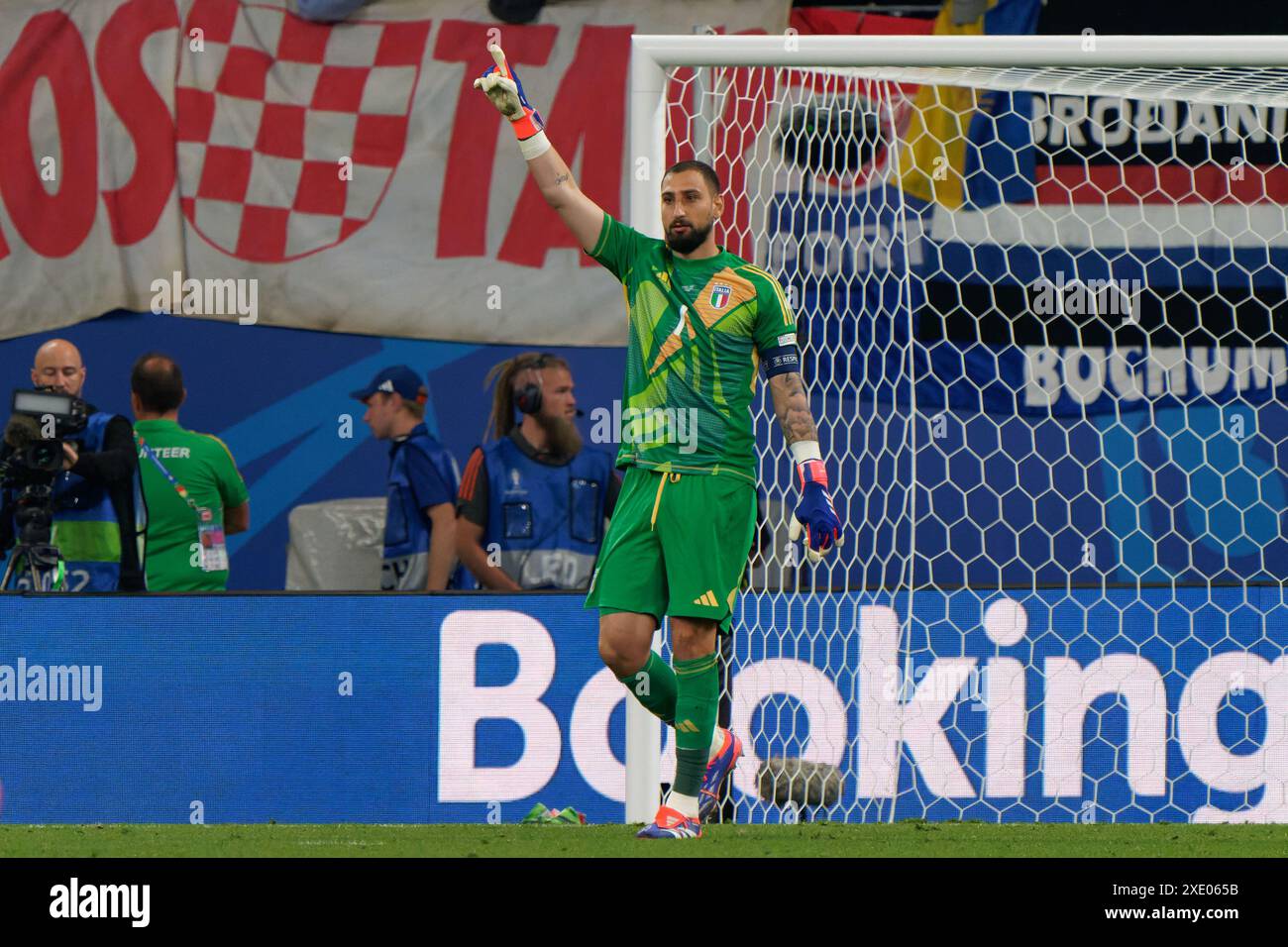Gianluigi Donnarumma Of Italy Celebrates Having Saved The Penalty Gianluigi Donnarumma Of Italy Celebrates Having Saved The Penalty