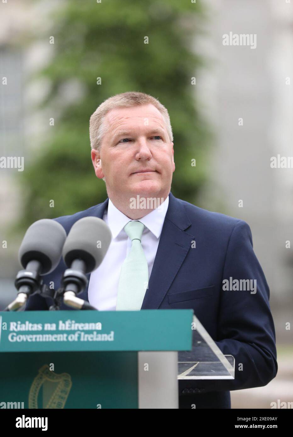 Minister for Finance Michael McGrath during the announcement at ...