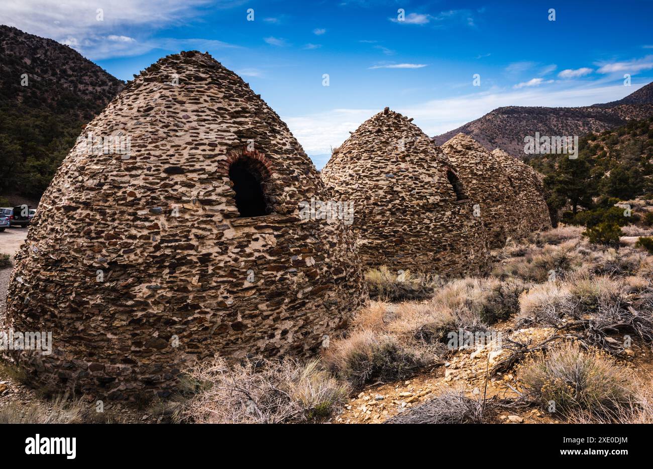 Built in 1877, Wildroase Charcoal Kilns are beehiveshaped kilns that
