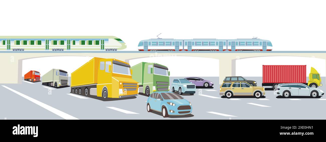 Truck express train hi-res stock photography and images - Alamy