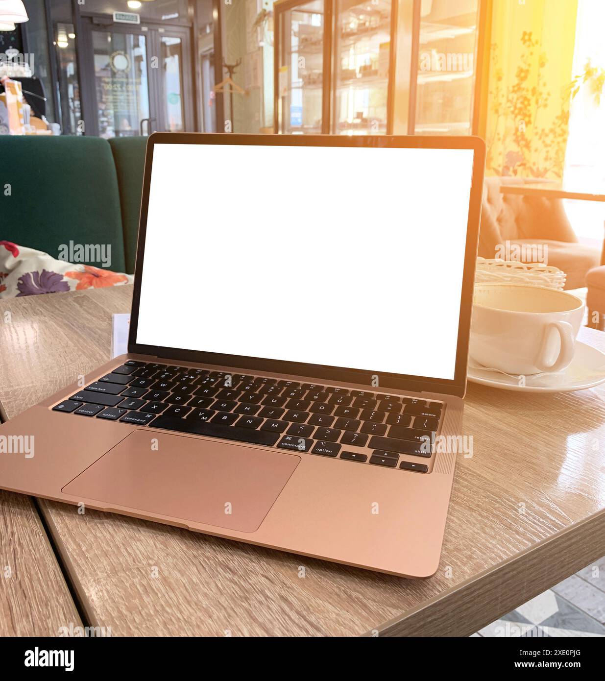 Mock up computer blank hi-res stock photography and images - Alamy