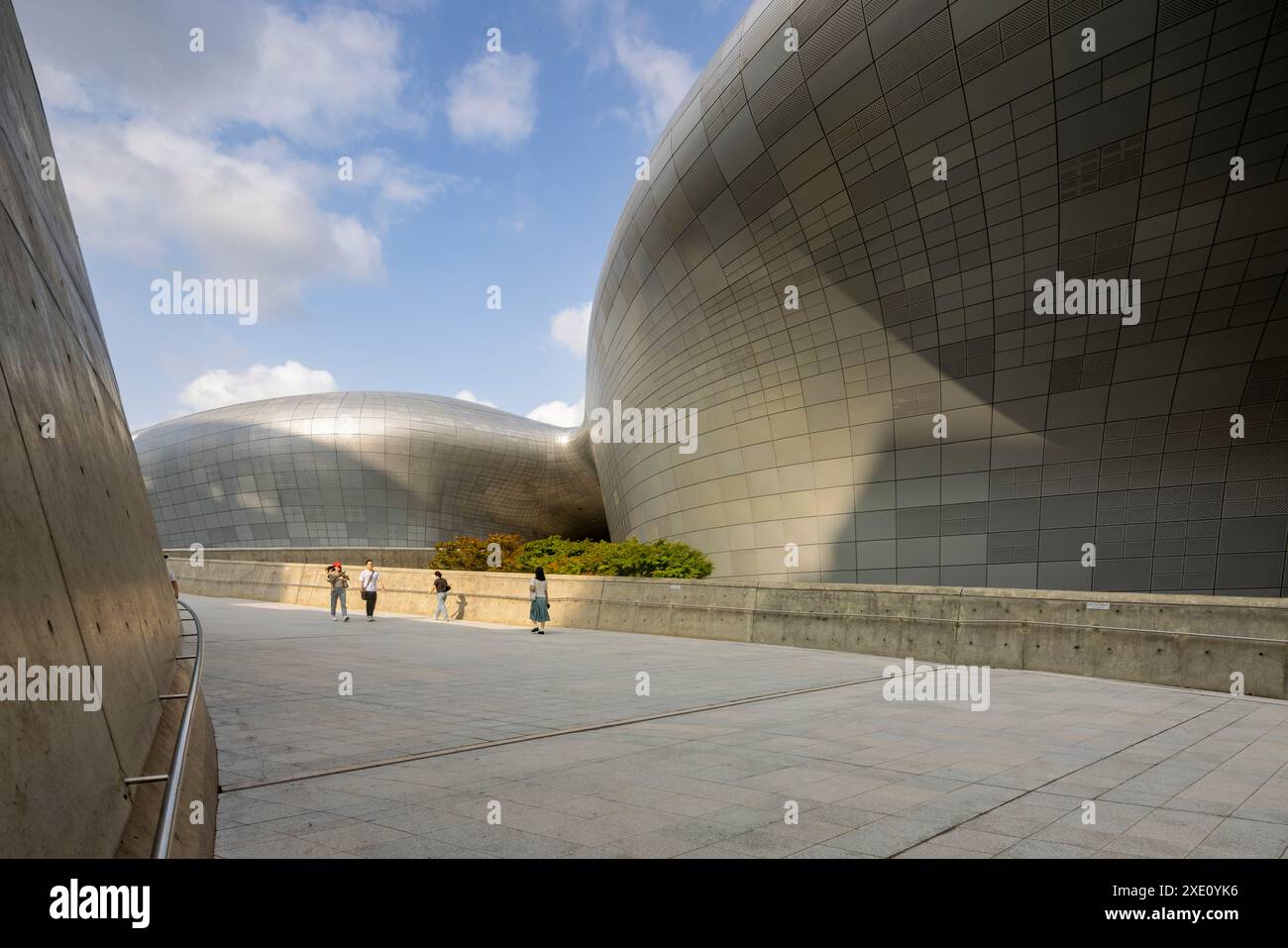 Dongdaemun Design Plaza, Seoul, Korea,  by Zaha Hadid, 2014 Stock Photo