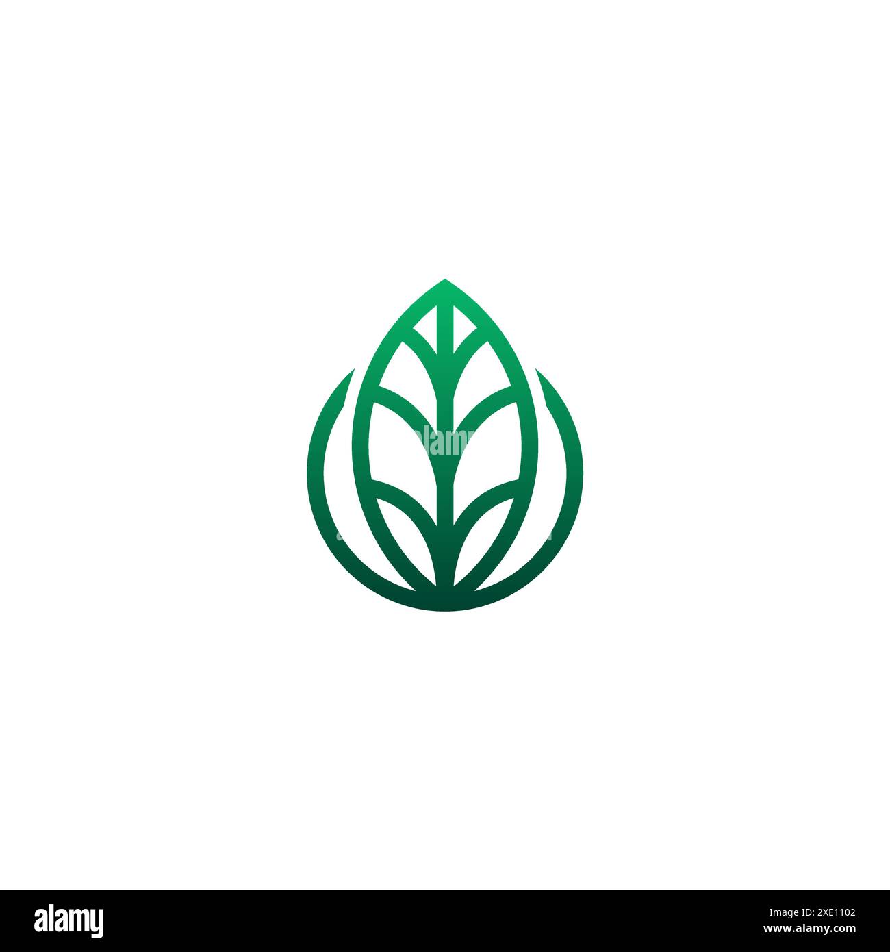 Leaf Organic Logo Vector. Nature Vector Illustration Stock Vector Image ...