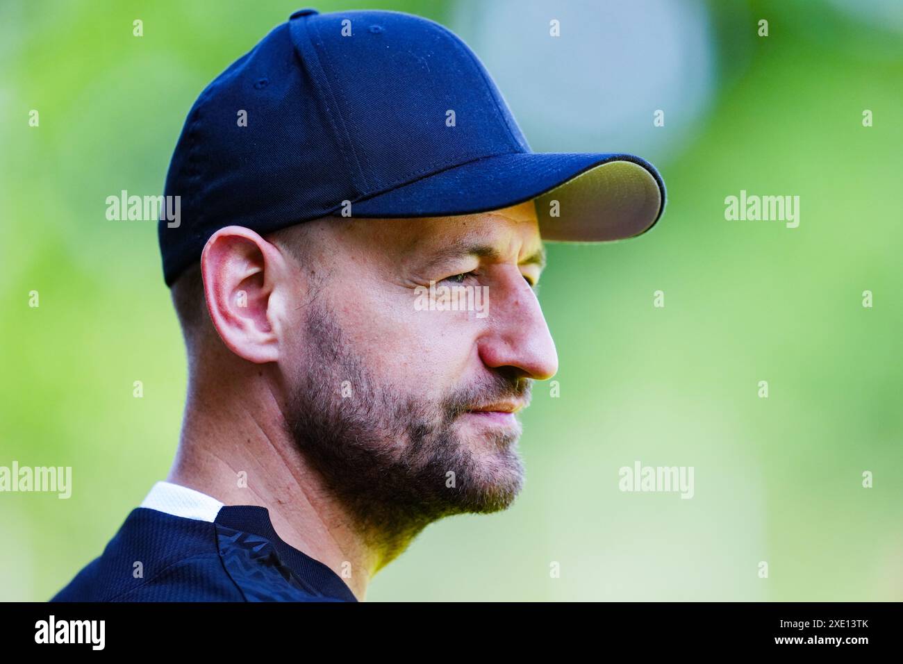 ABD0081 20240625 - WIEN - ÖSTERREICH: Stephan Helm (Trainer FK Austria Wien) am Dienstag, 25. Juni 2024, im Rahmen des Trainingsstarts der FK Austria Wien in Wien. - FOTO: APA/EVA MANHART - 20240625 PD5189 Stock Photo