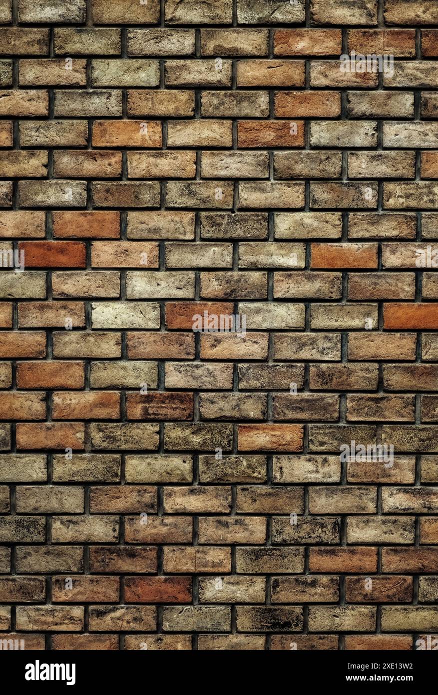 Old brick wall background Stock Photo