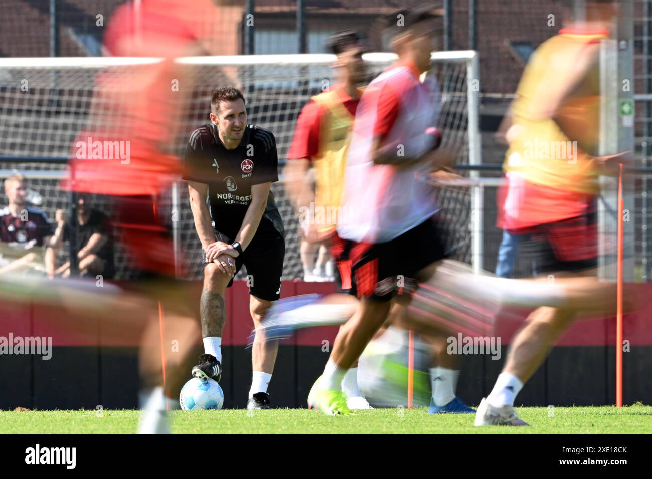 Miroslav Klose sur le banc du FC Nuremberg (D2 allemande