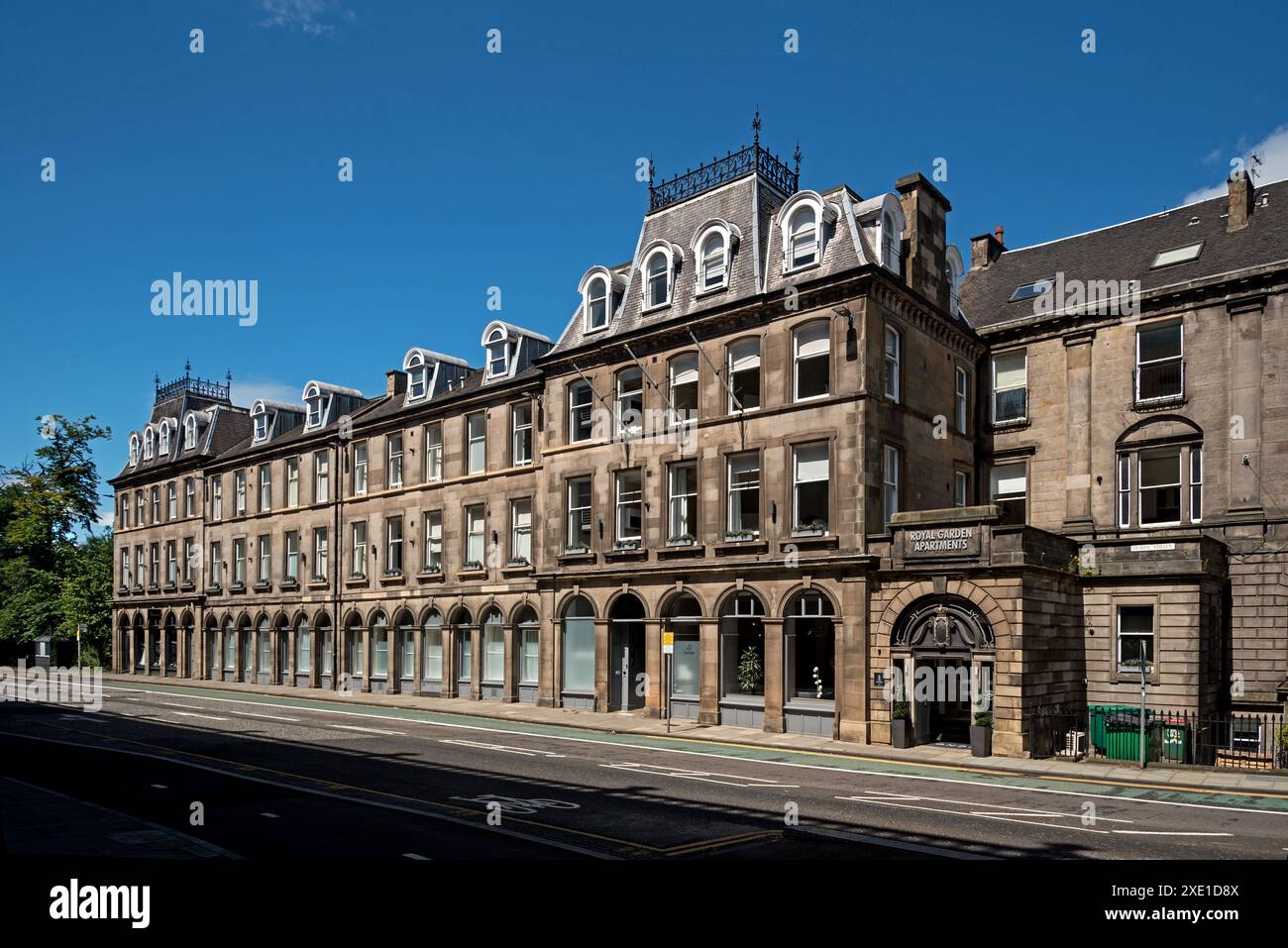 Sonder Royal Garden Apartments, luxury accommodation in Queen Street, New Town, Edinburgh, Scotland, UK. Stock Photo