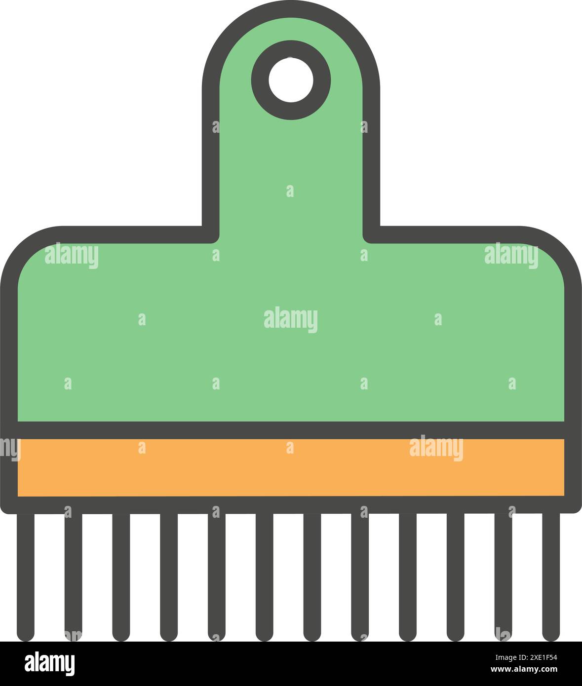 Hair comb vector icon isolated Stock Vector Image & Art - Alamy