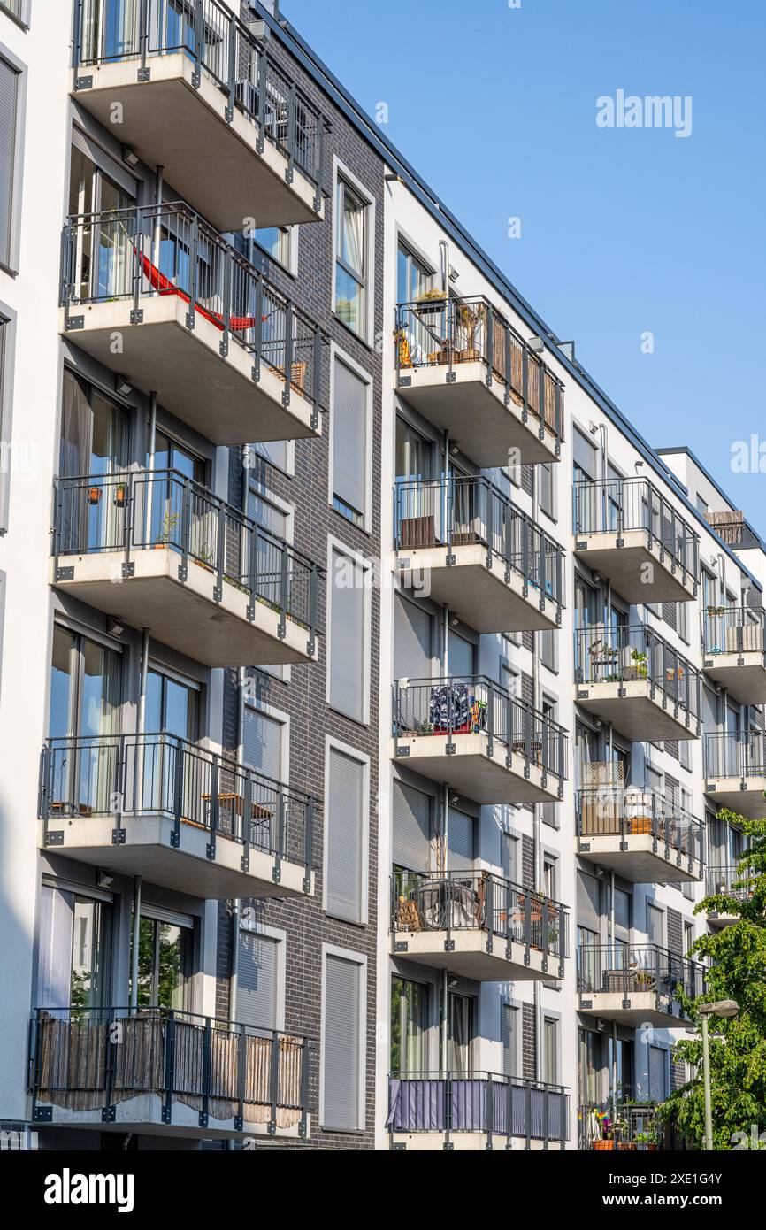 Apartment building seen in Berlin, Germany Stock Photo - Alamy