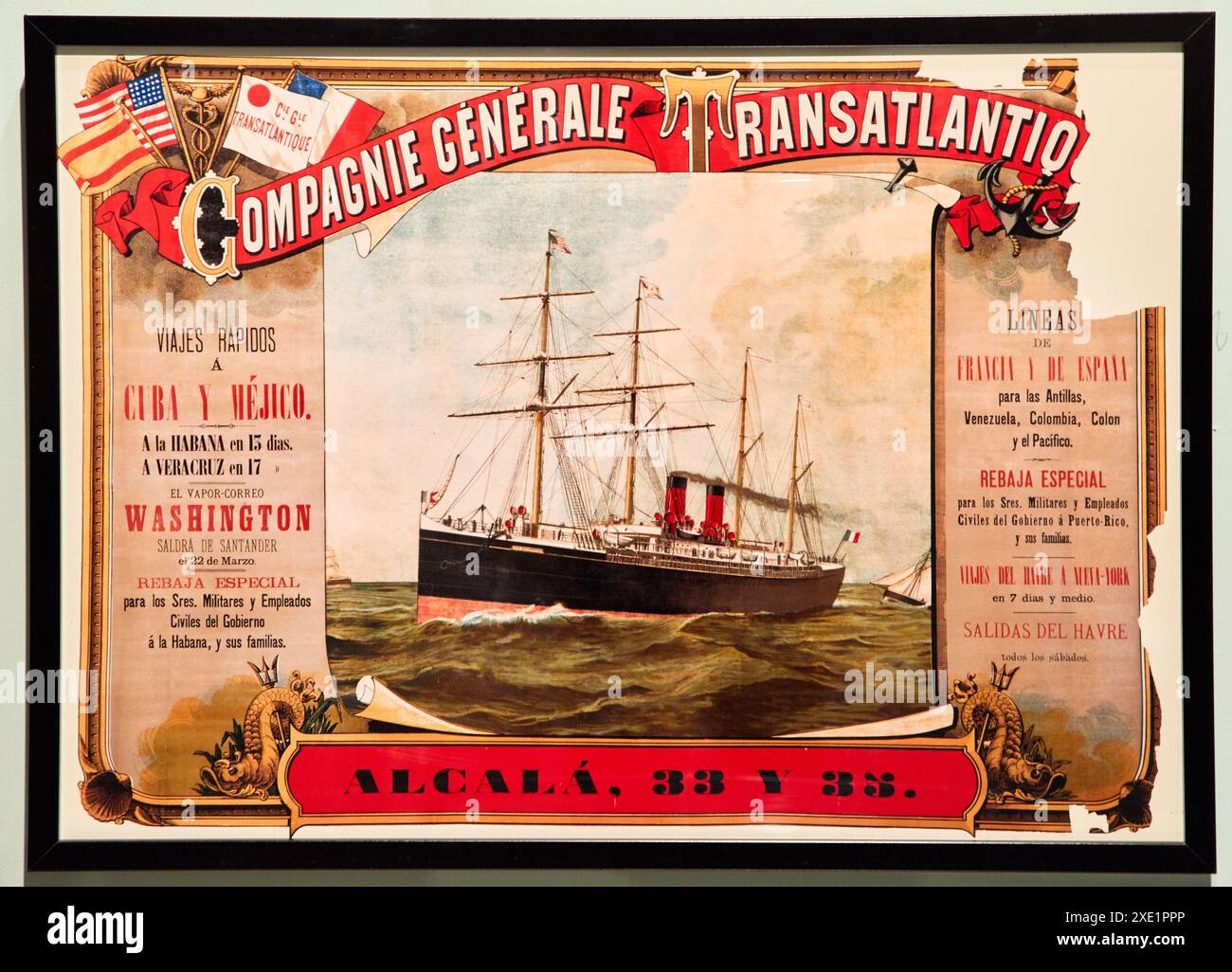 Compagnie Générale Transatlantique : Naufrage Du Paquebot SS Champollion Le 22 Decembre 1952 Sur Les B