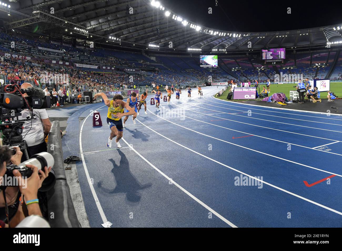 Men’s 800m final at the European Athletics Championships, Stadio ...