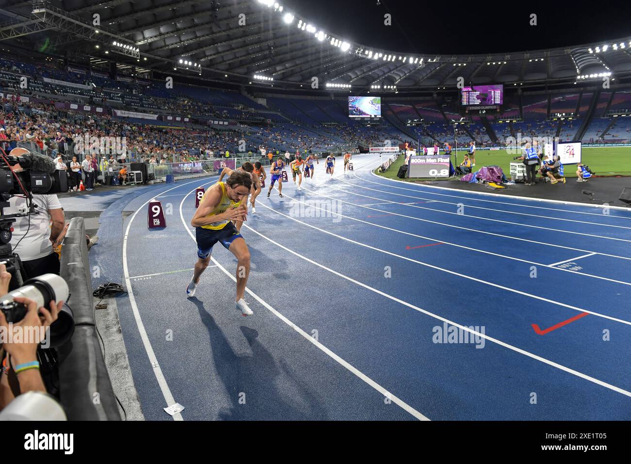 Men’s 800m final at the European Athletics Championships, Stadio ...