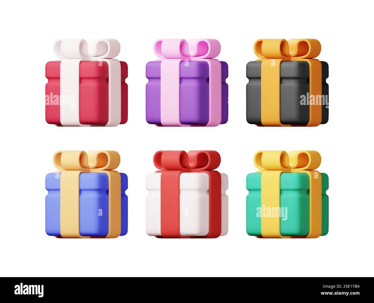 3D gift box set isolated Stock Vector Image & Art - Alamy