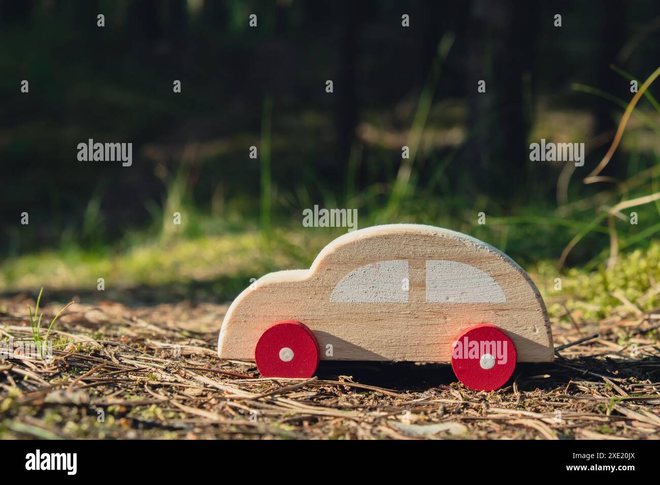 Bantam Wooden Model Car in Forest Green main image 1