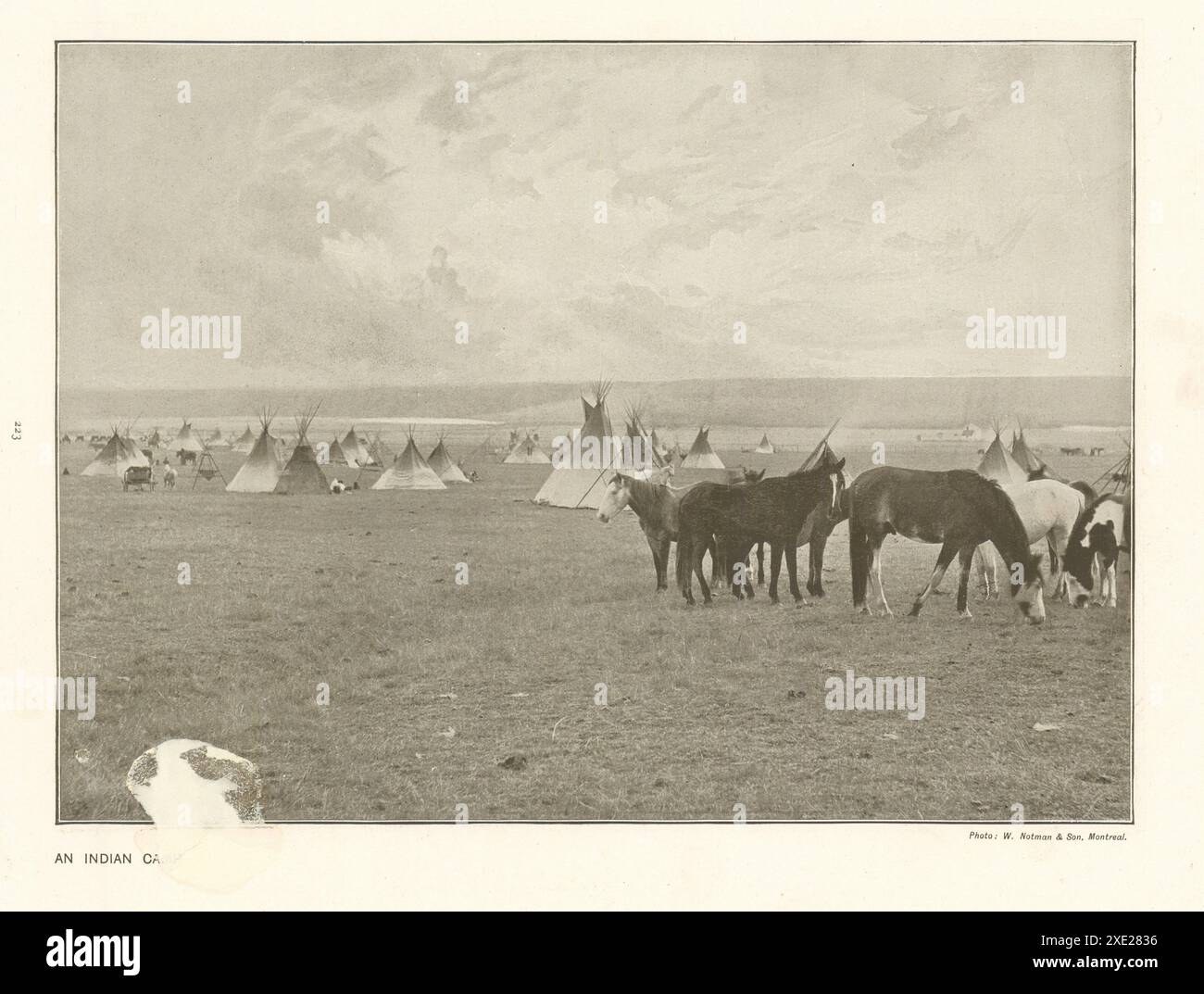 American indian camp hi-res stock photography and images - Alamy