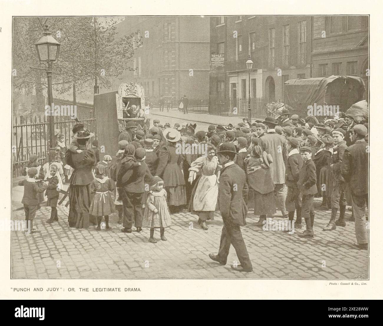 'Punch and Judy', or, the legitimate drama Fine arts. 1910 Stock Photo