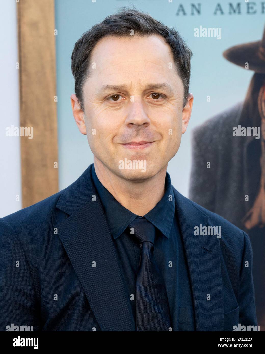 June 24, 2024, Westwood, California, USA: Giovanni Ribisi attends the US Premiere of ''Horizon: An American Saga - Chapter 1. (Credit Image: © Billy Bennight/ZUMA Press Wire) EDITORIAL USAGE ONLY! Not for Commercial USAGE! Stock Photo