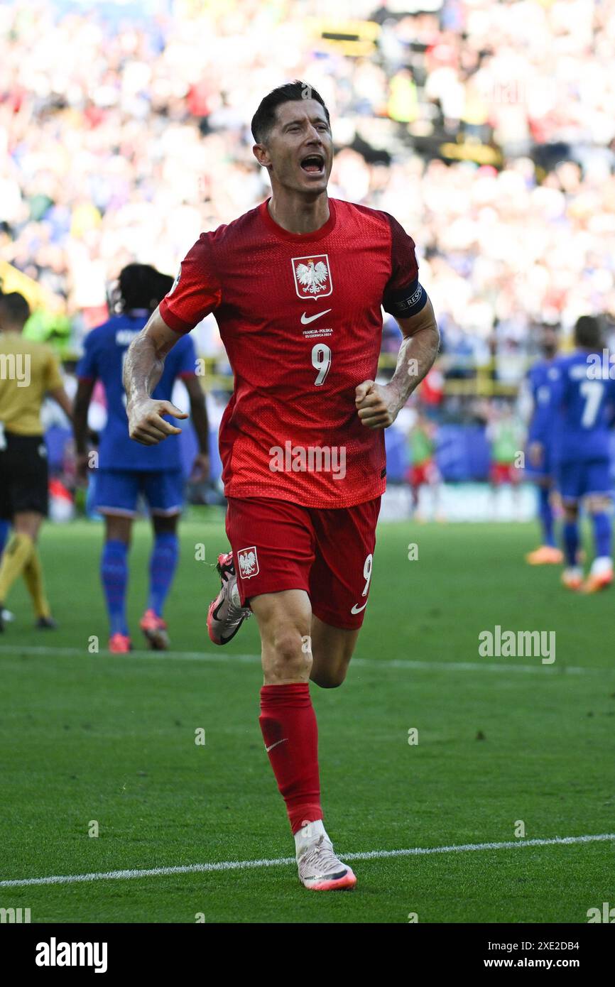 Dortmund, Germany. 25 June, 2024. Robert Lewandowski of Poland during