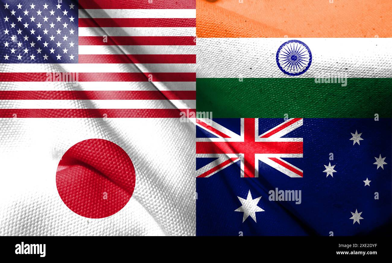 Waving flag japan new zealand hi-res stock photography and