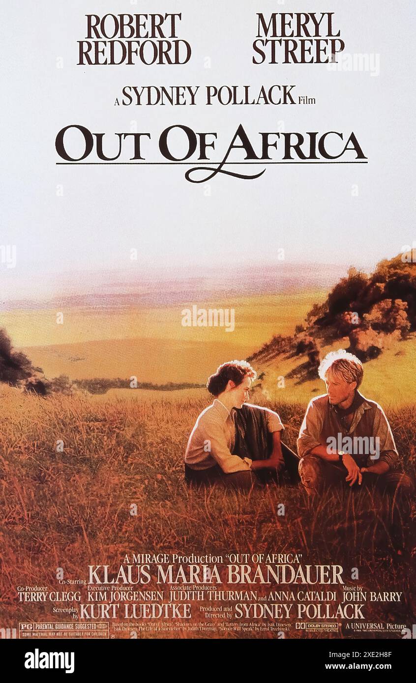 Out of africa 1985 robert redford hires stock photography and