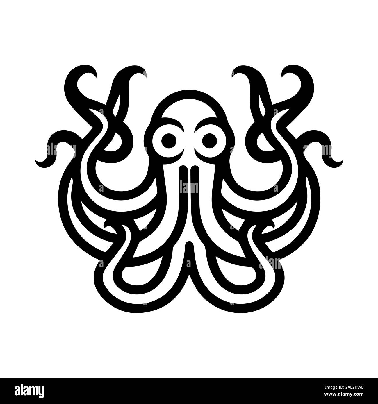 Hydra icon or modern line symbol. Vector line art and icon design with ...