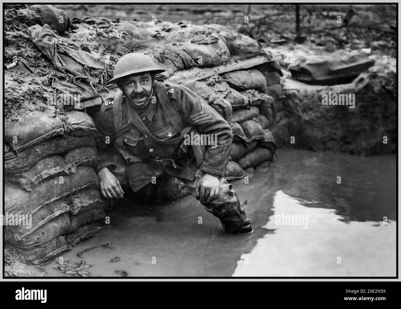 WW1 UK photo British troop moving through Ypres Battle of Ridges Vimy WW1 UK photo British troop moving through Ypres Battle of Ridges Vimy