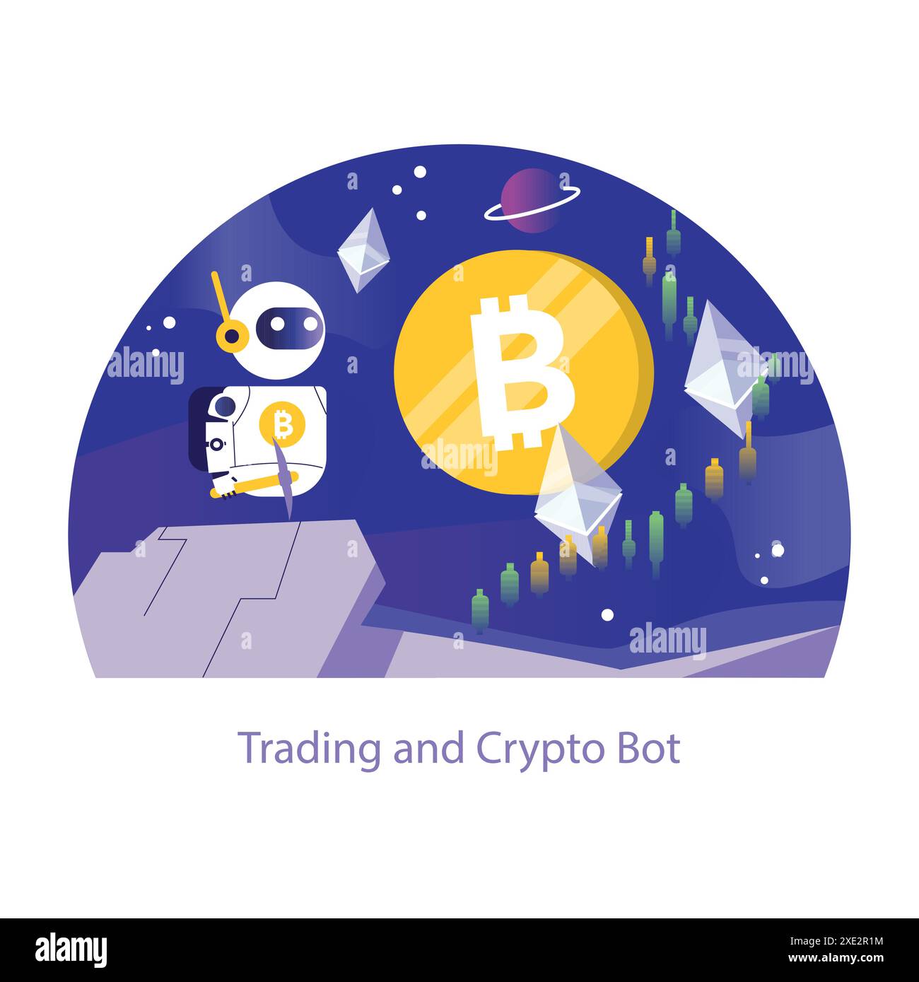 Crypto machine Stock Vector Images - Alamy