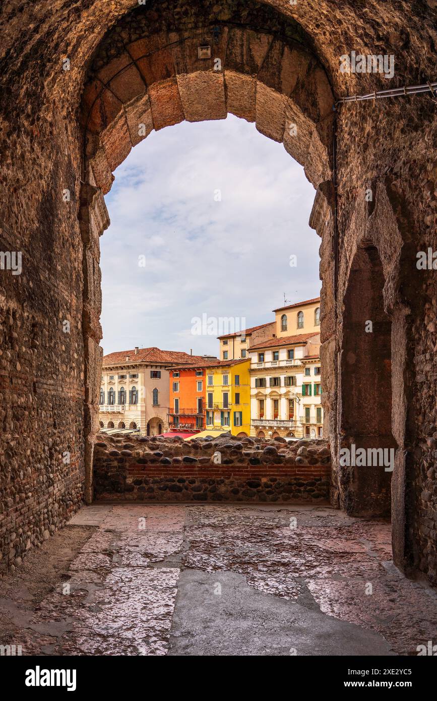 The historic Arena of Verona in Italy Stock Photo - Alamy