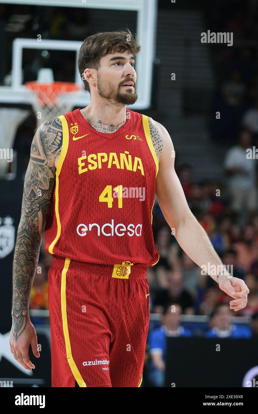 Juancho Hernangomez of Spain during the international basketball match ...