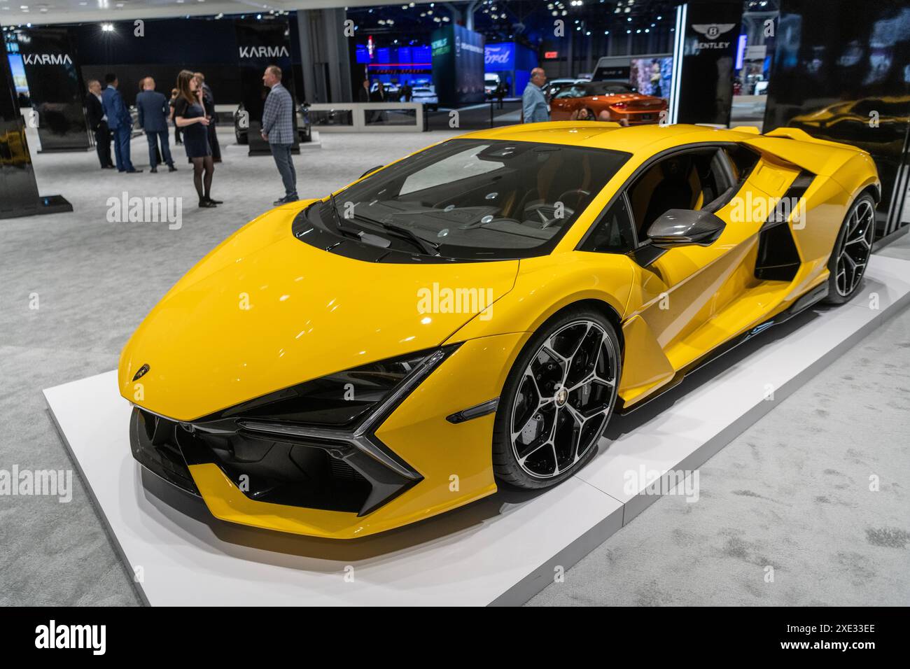 New York City USA March 27 2024 2024 Lamborghini Revuelto Supercar new-york-city-usa-march-27-2024-2024-lamborghini-revuelto-supercar