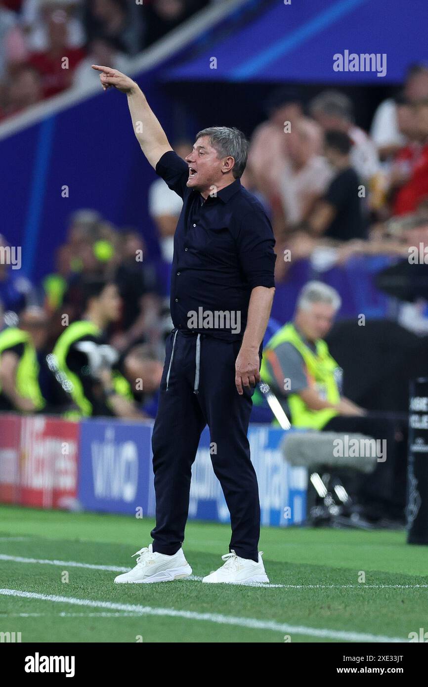 Fussball UEFA EURO 2024 Gruppenphase 3. Spieltag Daenemark - Serbien am ...