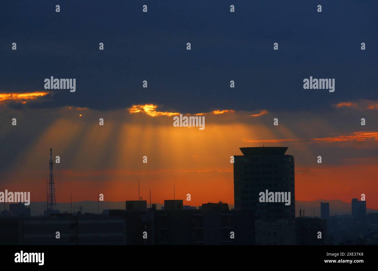 Light rays in japan hi-res stock photography and images - Alamy
