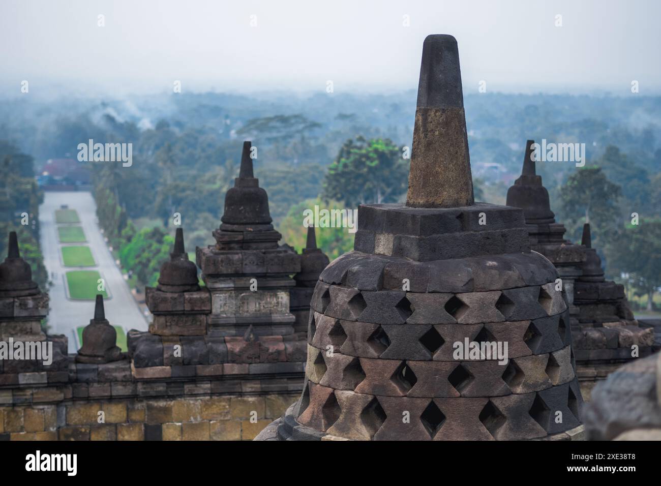 Borobudur Temple Ancient Buddhist Monument in Yogyakarta, Java ...