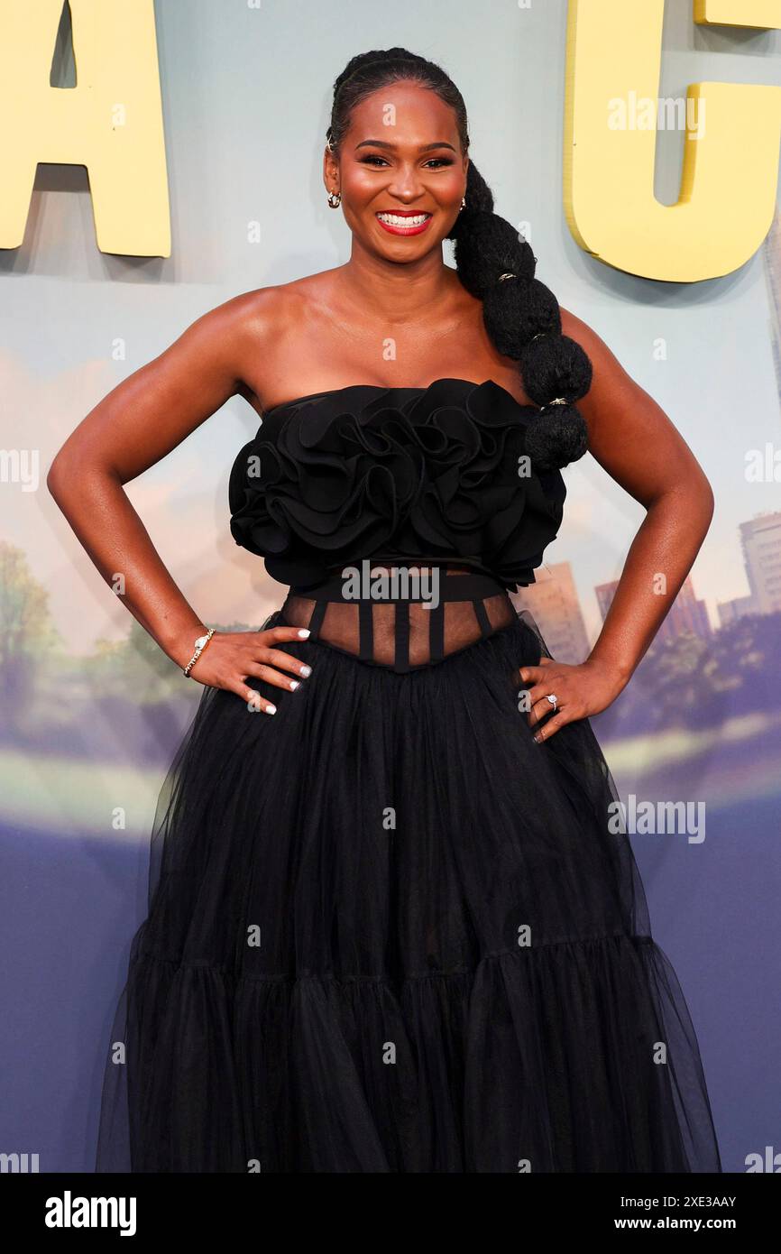 Nadine Mills attends the Supacell Global Premiere at Odeon Luxe in West
