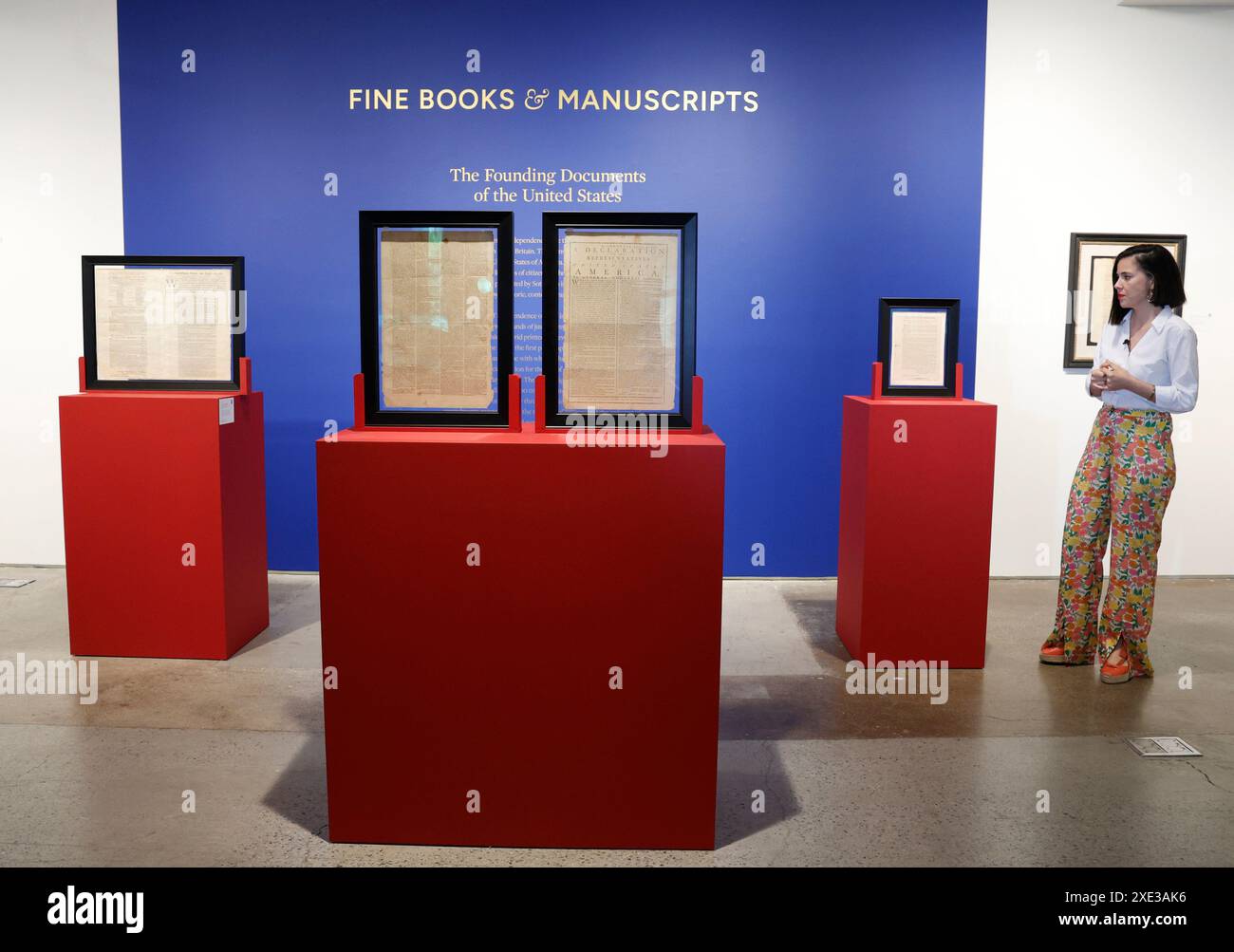 copies of the bill of rights declaration of independence
