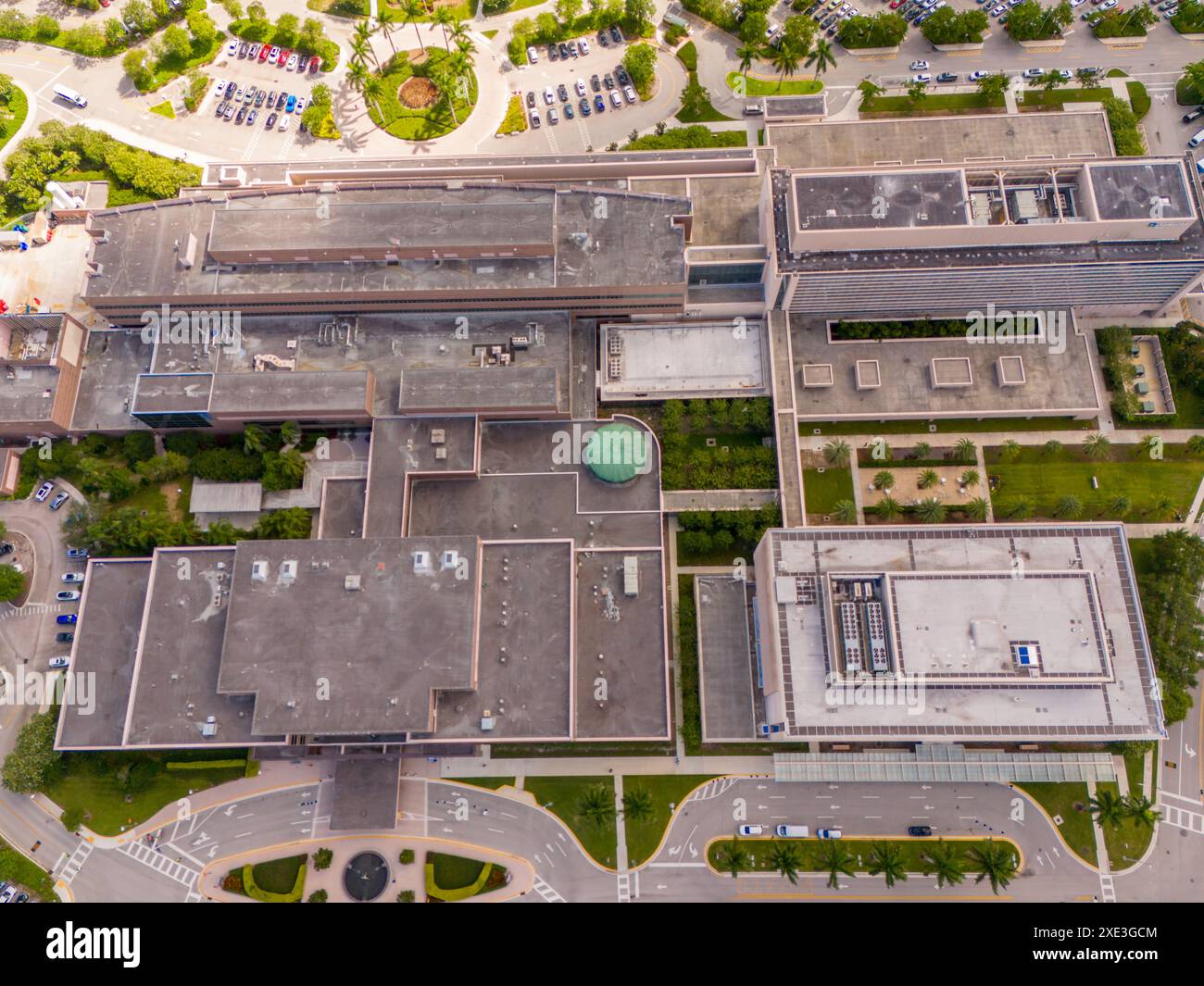 Weston FL USA June 20 2024 - Weston Fl Usa June 20 2024 Cleveland Clinic Weston Florida Aerial Drone Photo 2024 2XE3GCM 