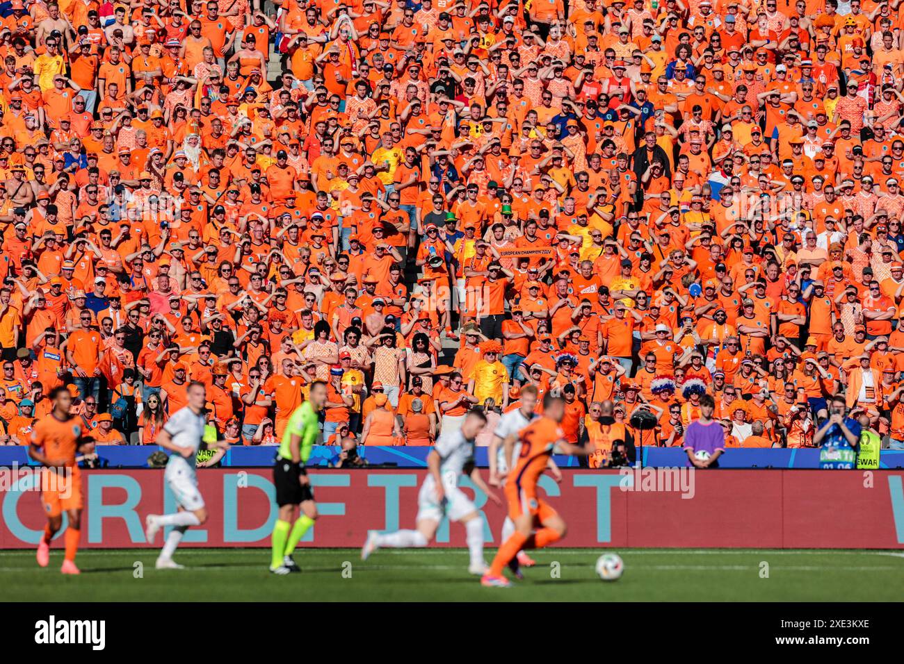 Netherlands fans during UEFA Euro 2024 Holland vs Austria, UEFA