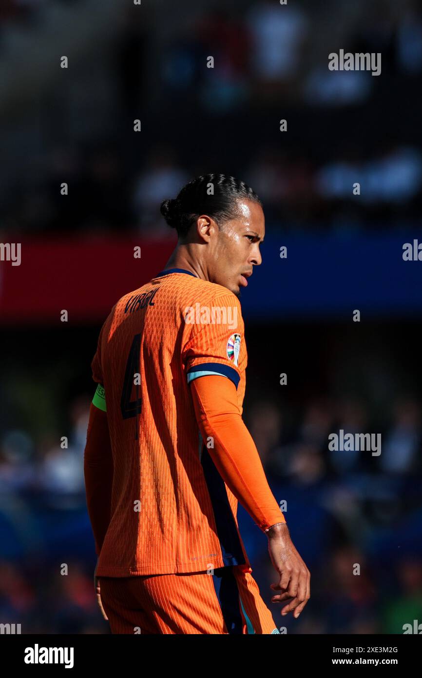 Virgil van Dijk of Netherlands during UEFA Euro 2024 - Holland vs ...