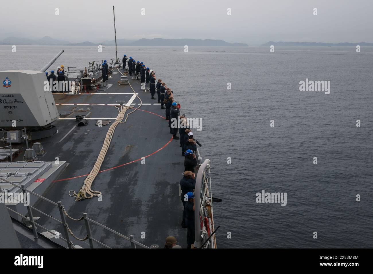 240625-N-CV021-1056 SASEBO, JAPAN (June 25, 2024) Sailors aboard the ...