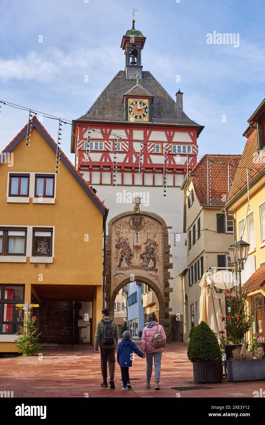  Autumn Stroll in Bietigheim-Bissingen: Family Bliss in Germany Illustration 