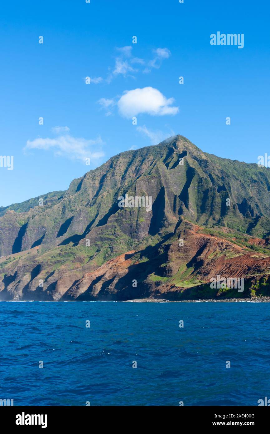 Na Pali Coast State Wilderness Park in Kauai, Hawaii, USA. Stock Photo