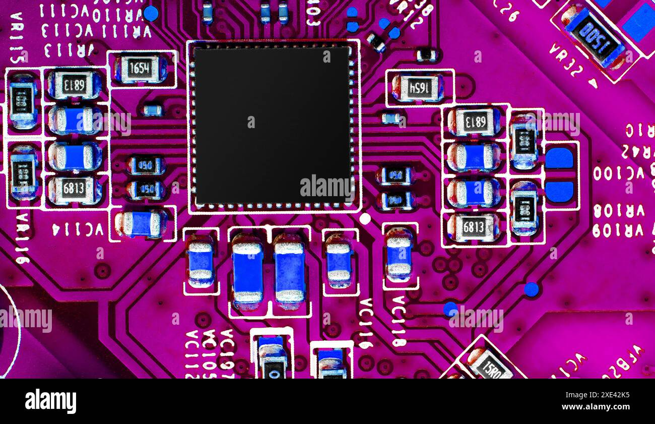 Close up soldering circuit board hi-res stock photography and images ...