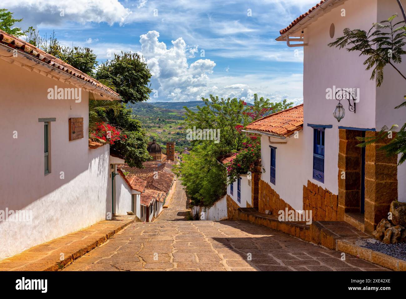 Heritage town Barichara, beautiful colonial architecture in most ...