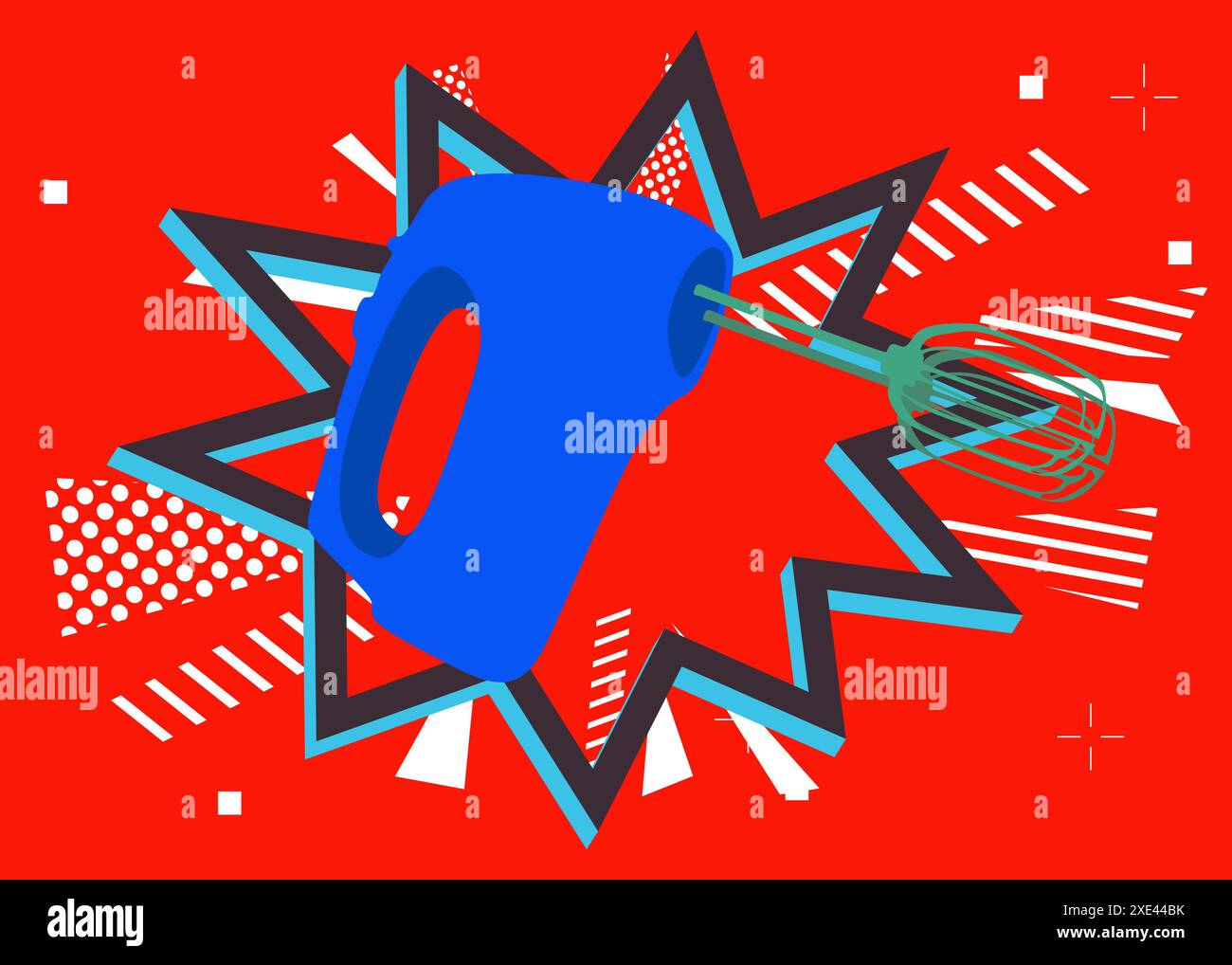 Vintage electric beater Stock Vector Images Alamy