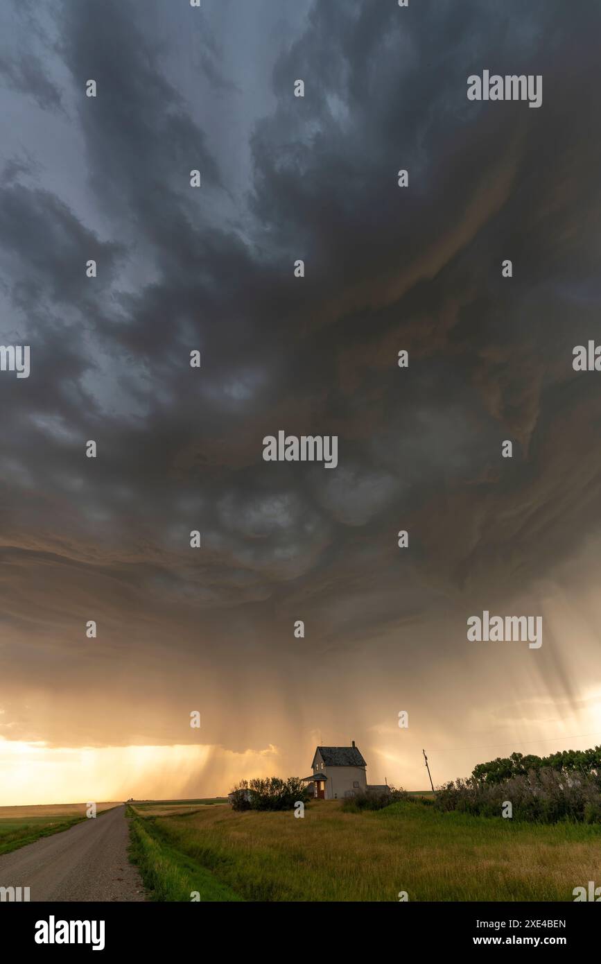 Storm Clouds Canada Stock Photo