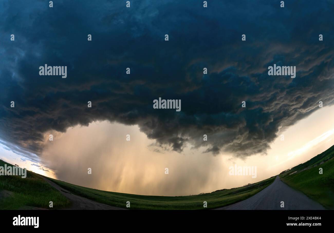 Storm Clouds Canada Stock Photo