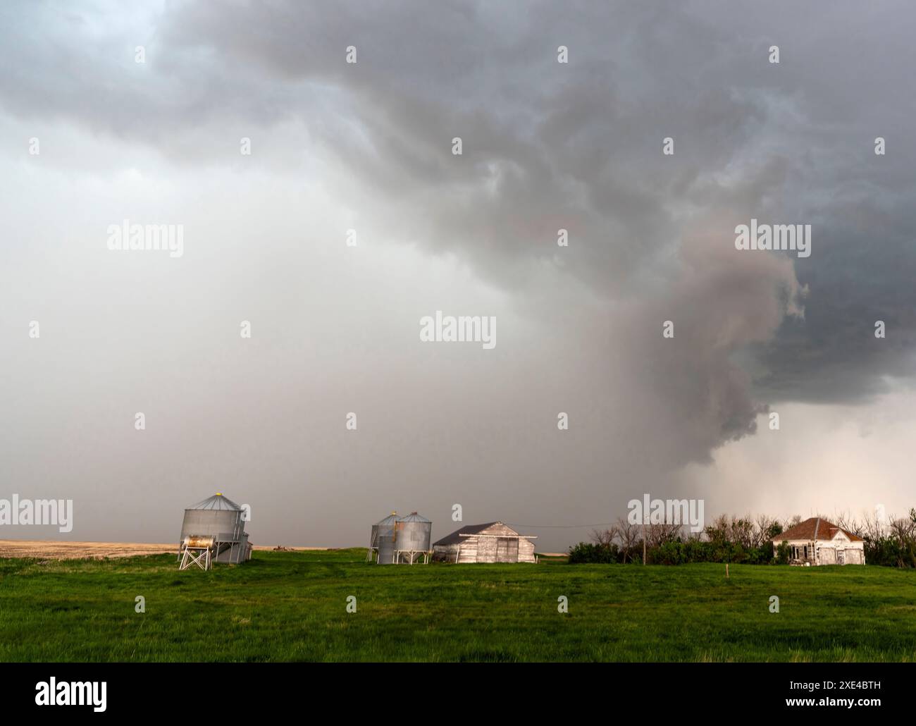 Storm Clouds Canada Stock Photo