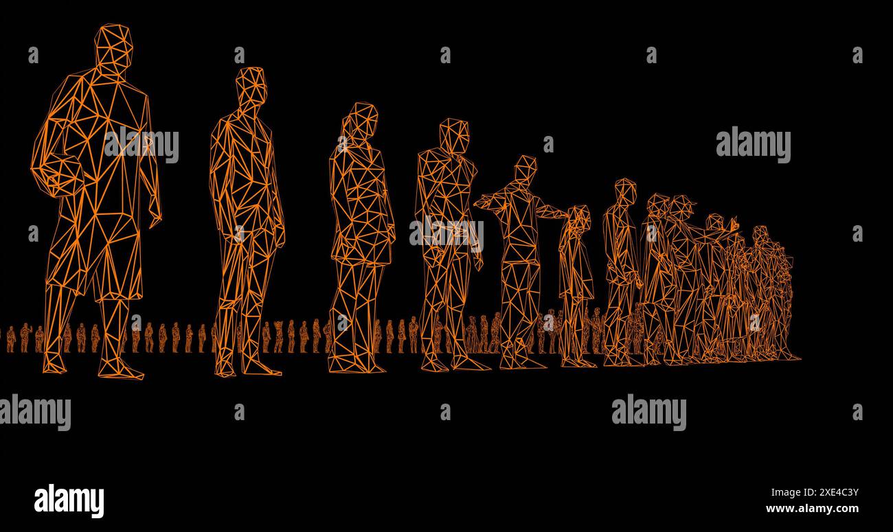 Crowd 3d figures hi-res stock photography and images - Alamy