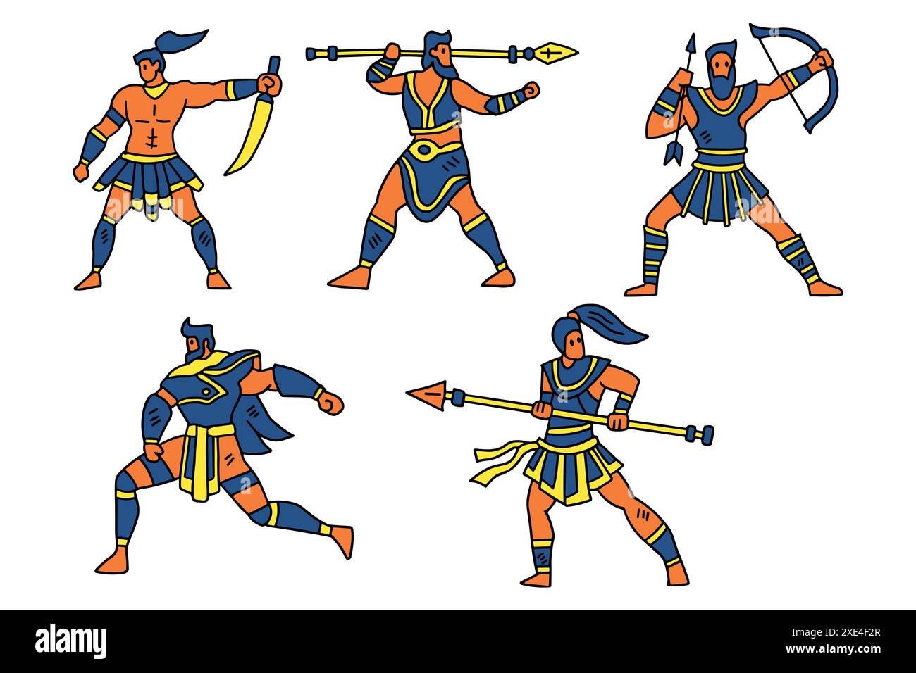 Ancient mayan people illustration hi-res stock photography and images ...
